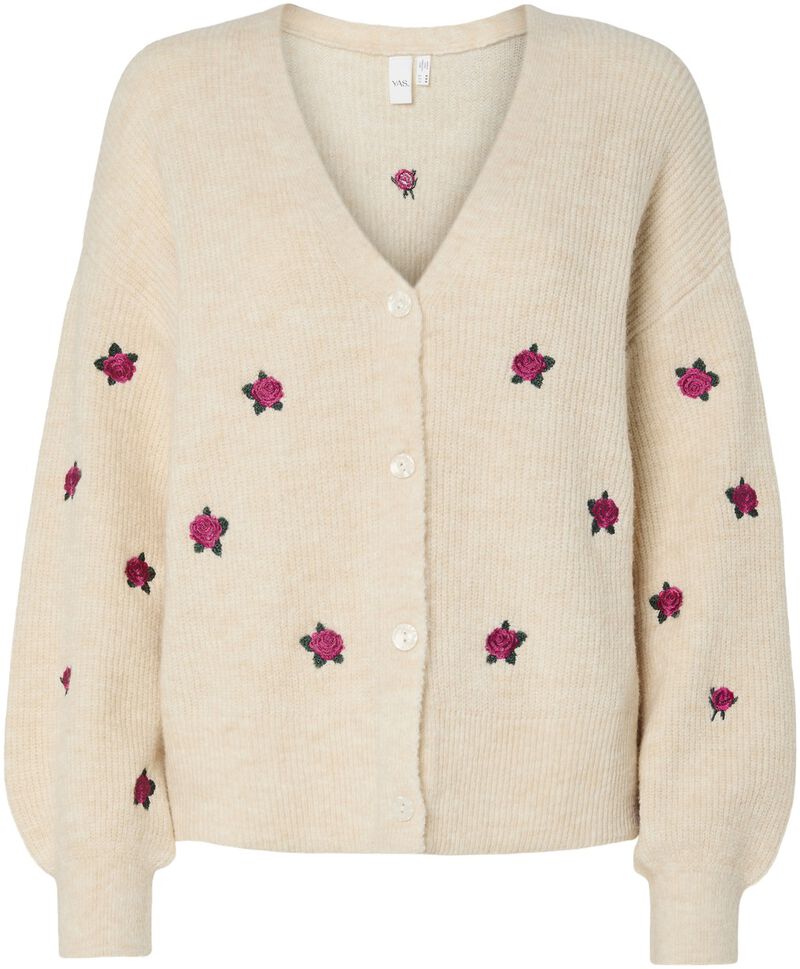 Yasfleur Ls Knit Cardigan S. Noos