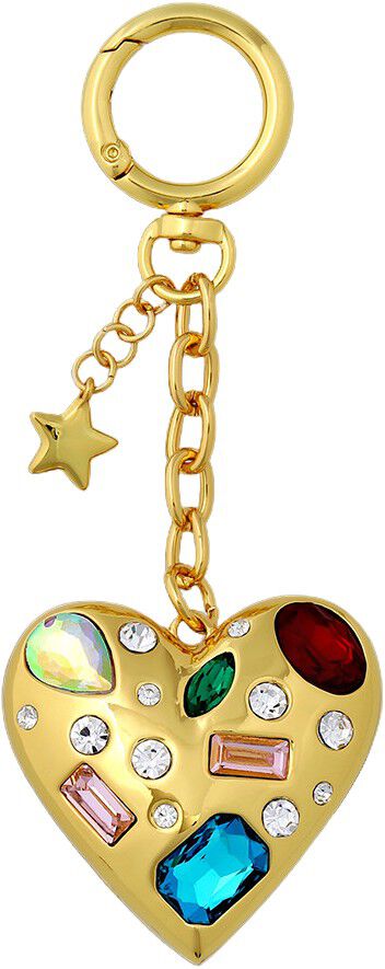 Gem Heart Bag Charm