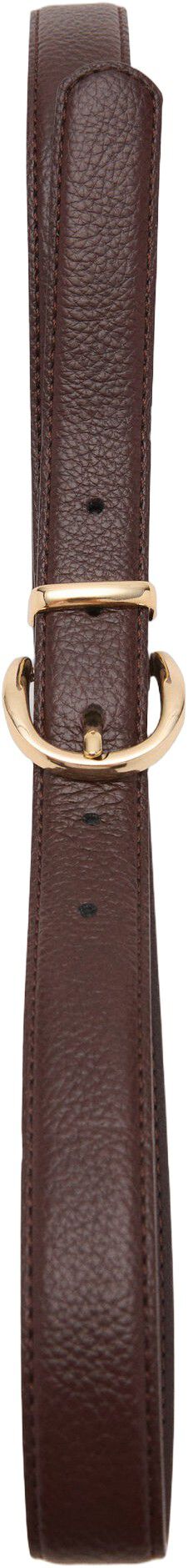 Oval buckle belt