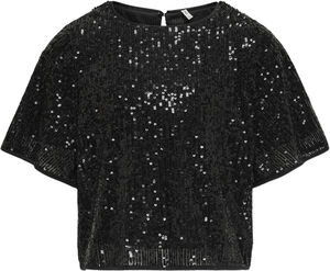 KOGFRANSA SEQUIN S/S TOP TLR