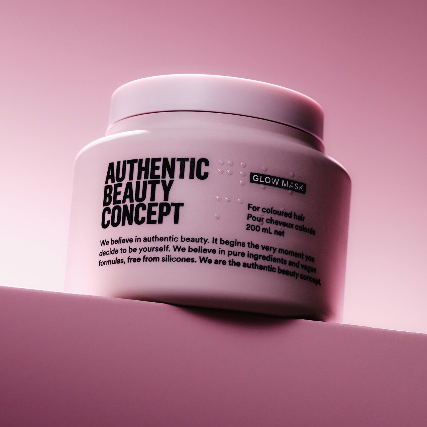 Glow Mask - Intensiv glansmaske til farvet h&aring;r