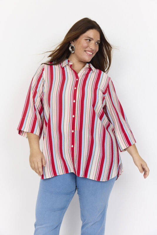 Curvy WA-ADINA 2 Skjorte R&oslash;d