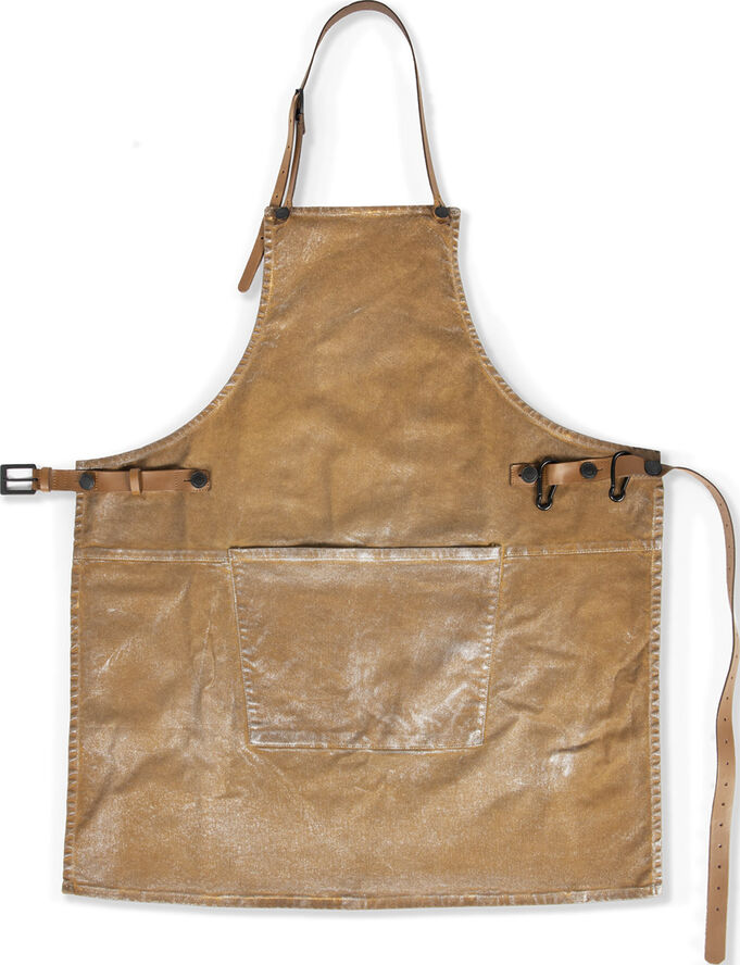 BBQ Style Apron Gold Wash