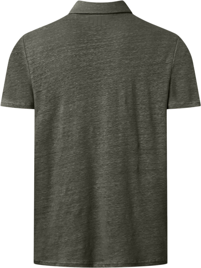 Regular linen polo - GOTS/Vegan