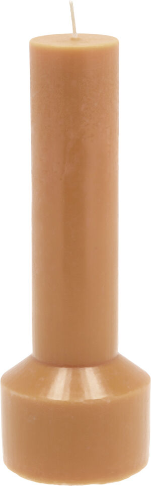 Bloklys Styles D7 x 20 cm Amber Paraffin/Stearin