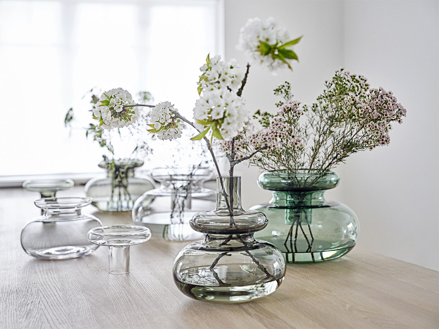 Vase Inu 31,7 x 33 cm Pure Clear