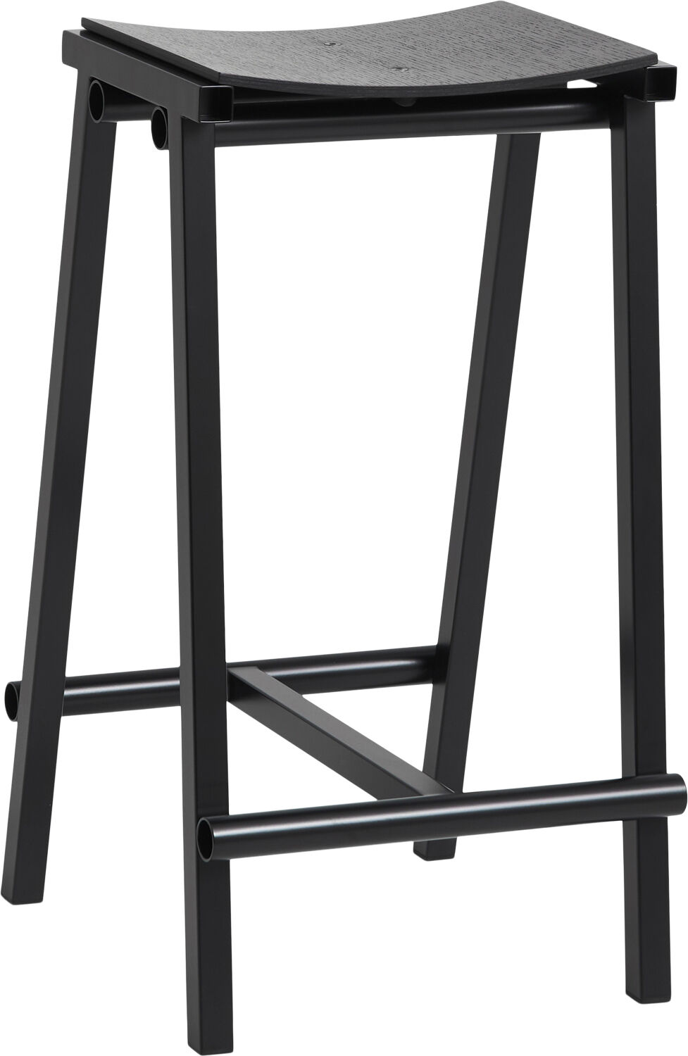 Taburete 8 Bar stool Low Black powd