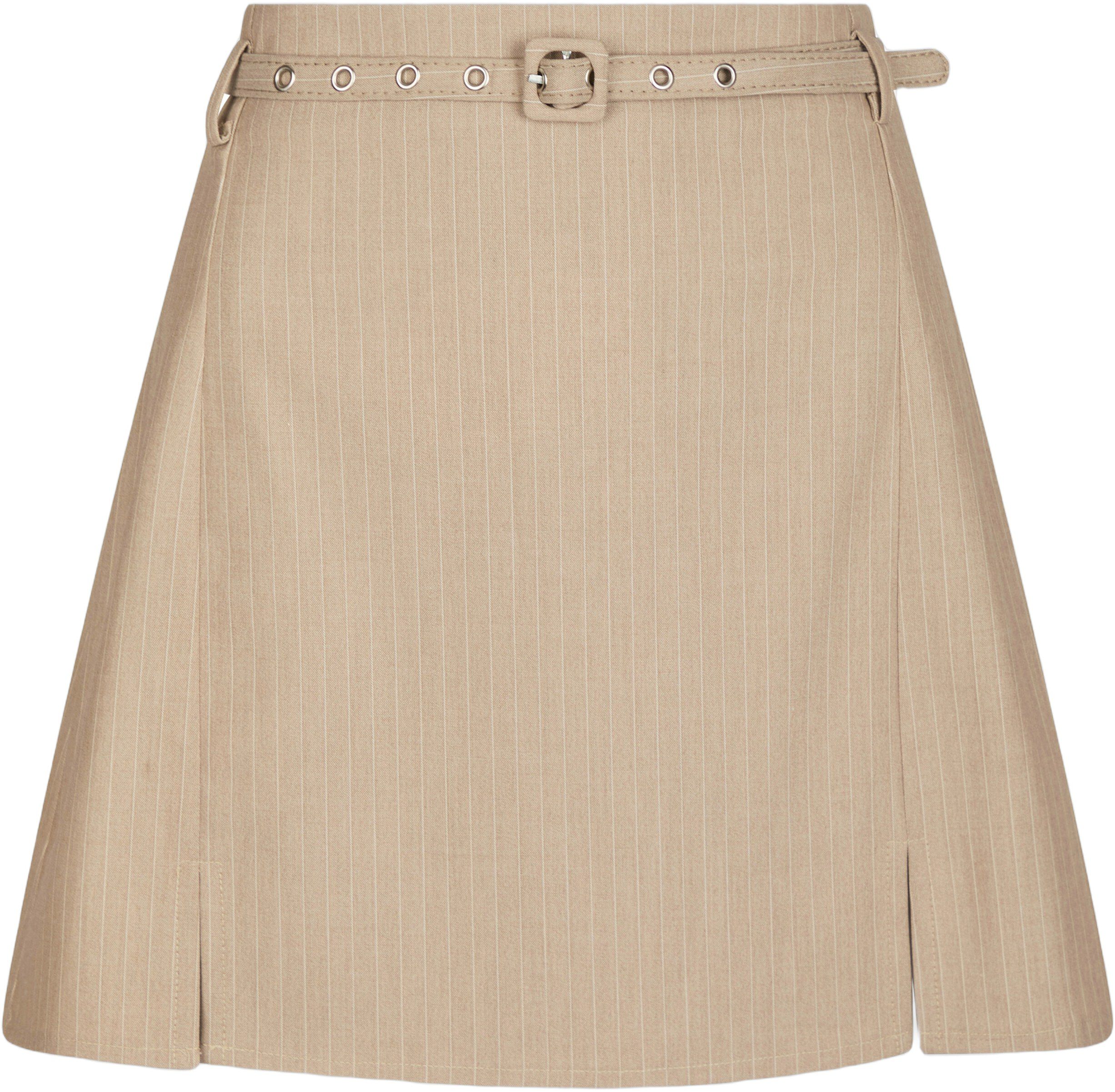 Donte Melange Pinstripe Skirt