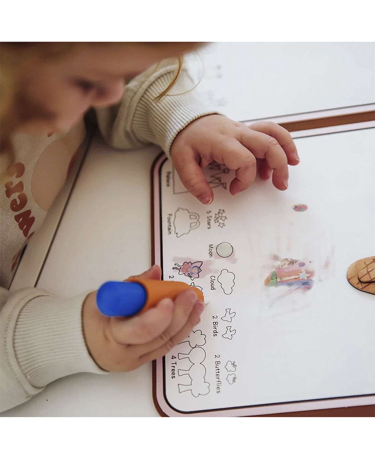 mierEdu - Mal med vand malebog - Prinsesse