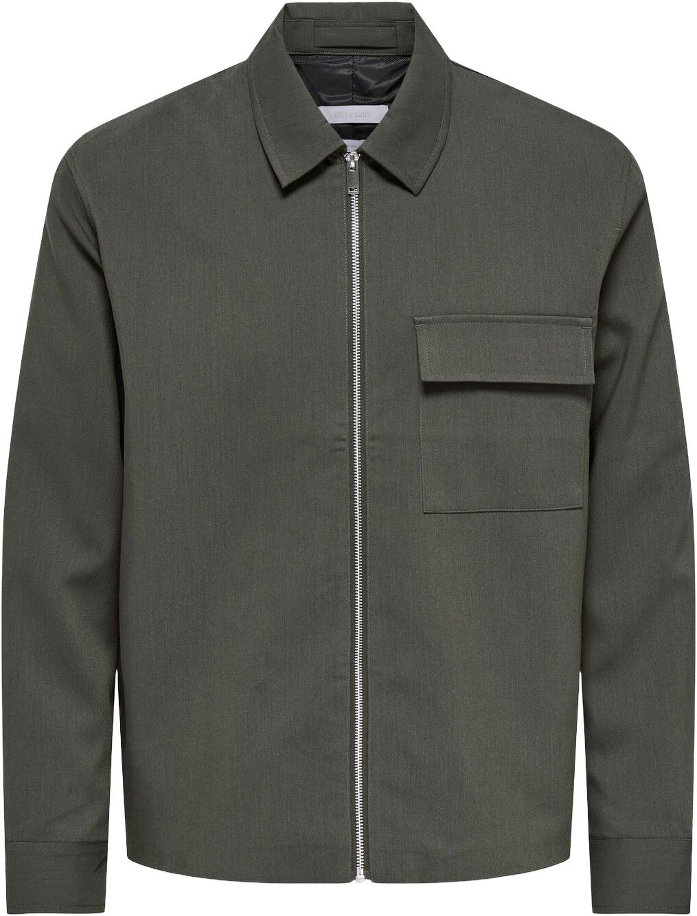 ONSWILL REG 0292 ZIP OVERSHIRT FRML