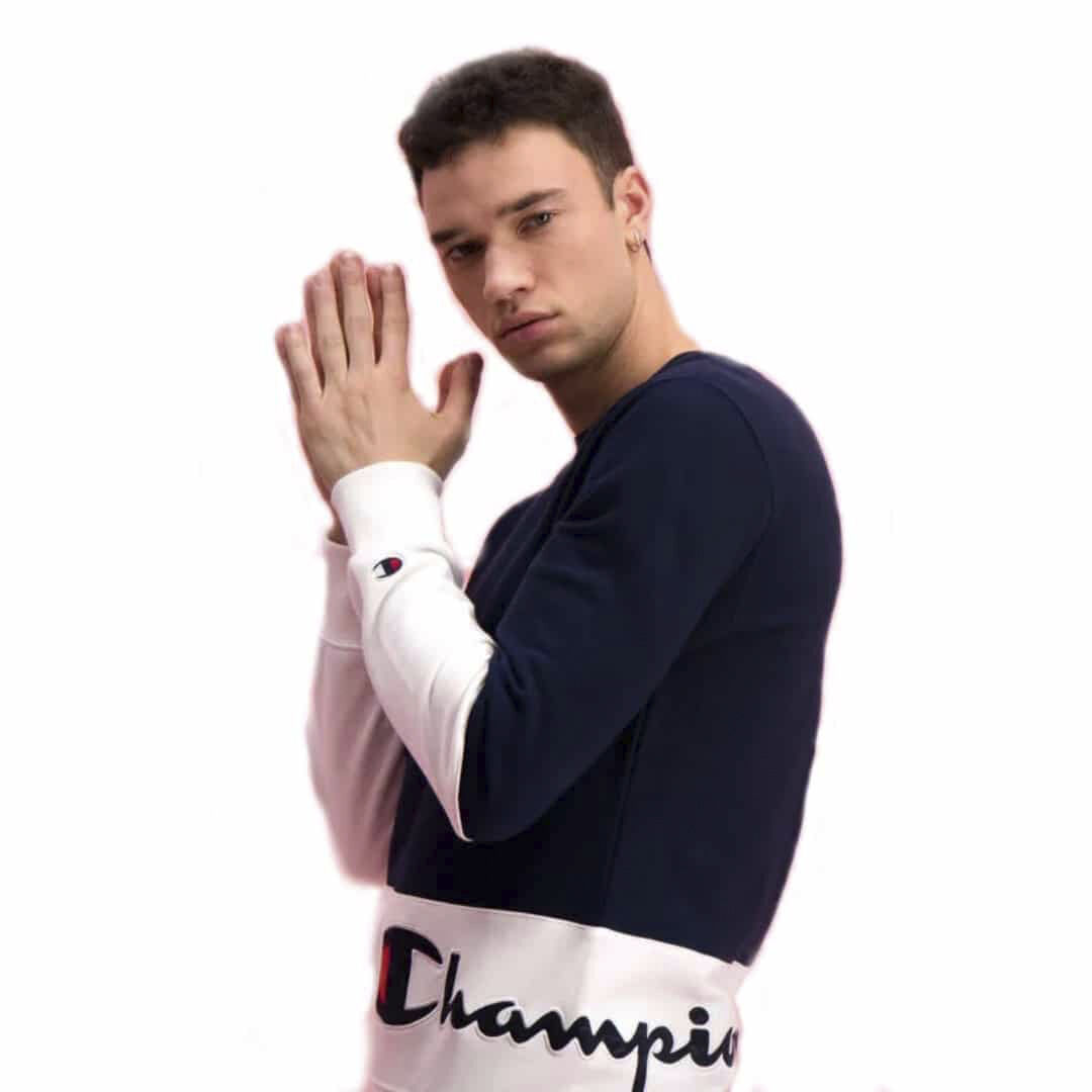 Colour Block Wraparound Logo sweatshirt