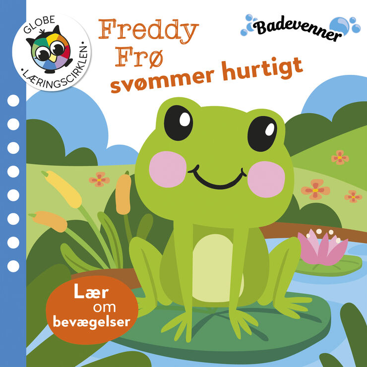 Freddy Frø svømmer hurtigt
