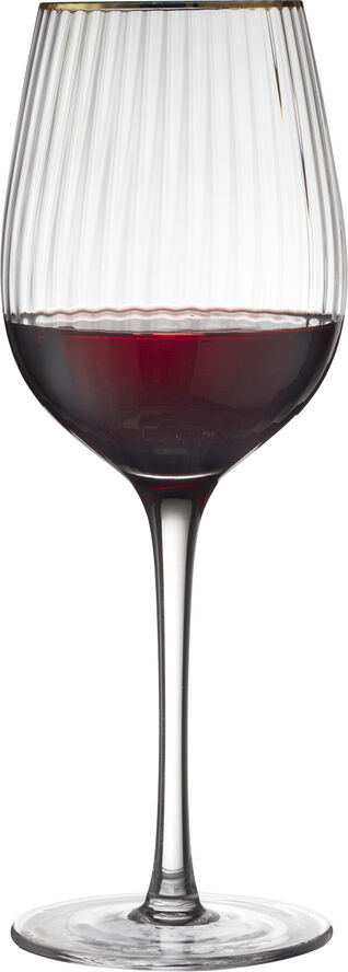 Rødvinsglas Palermo Gold 40 cl 4 stk.