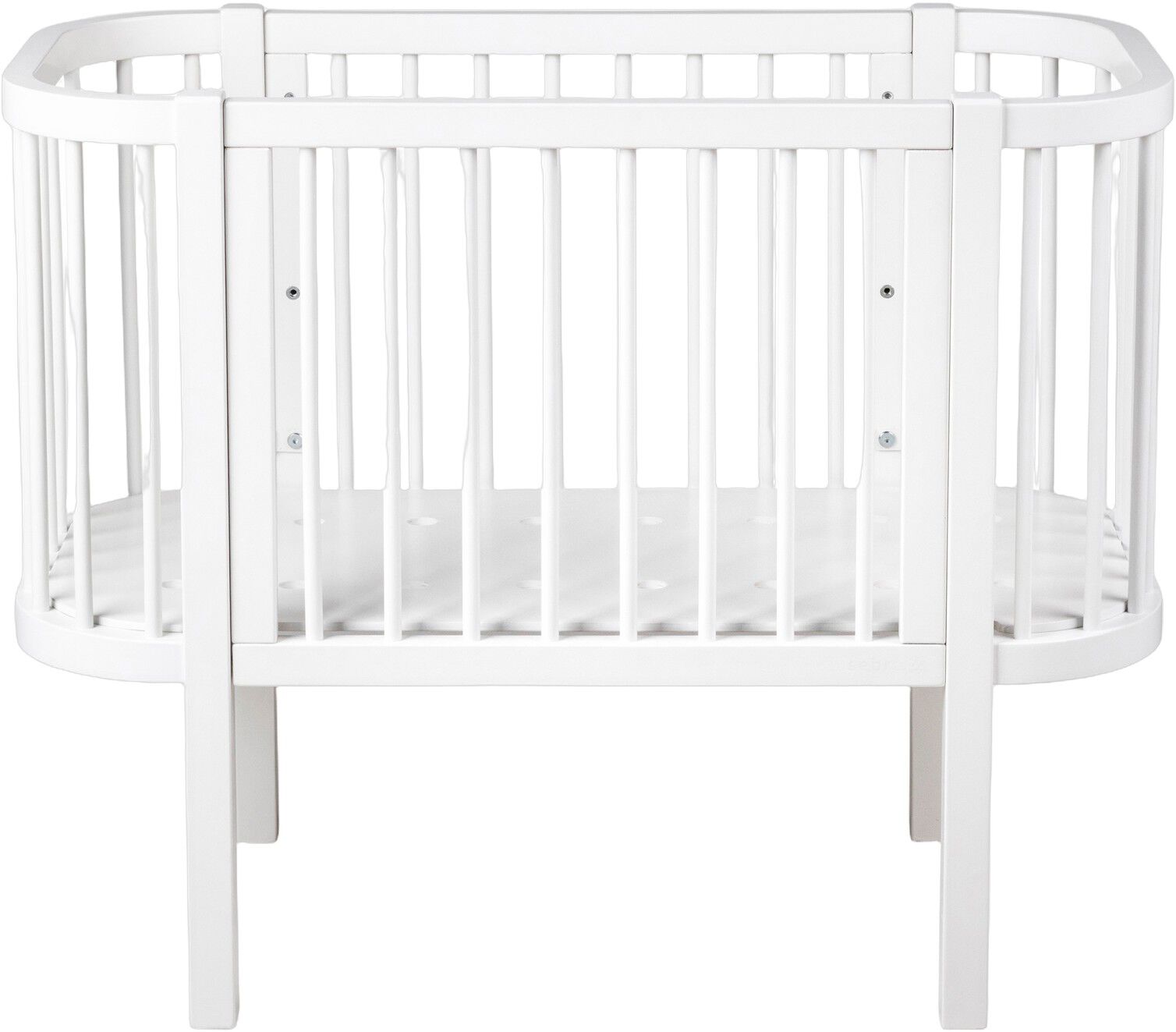 Sebra Bedside Crib, Classic white
