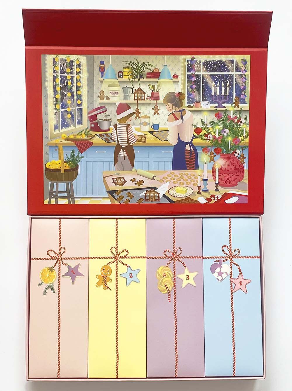 SWEET CHRISTMAS - puslespilsadventskalender med 1000 brikker