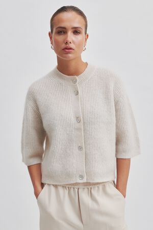 Andrea Knit Rib Cardigan