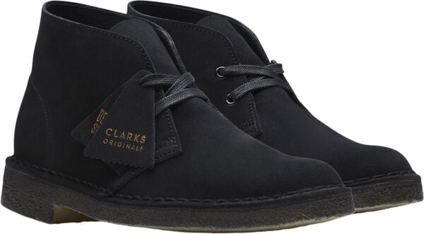 Desert Boot. Black Sde, D, 4