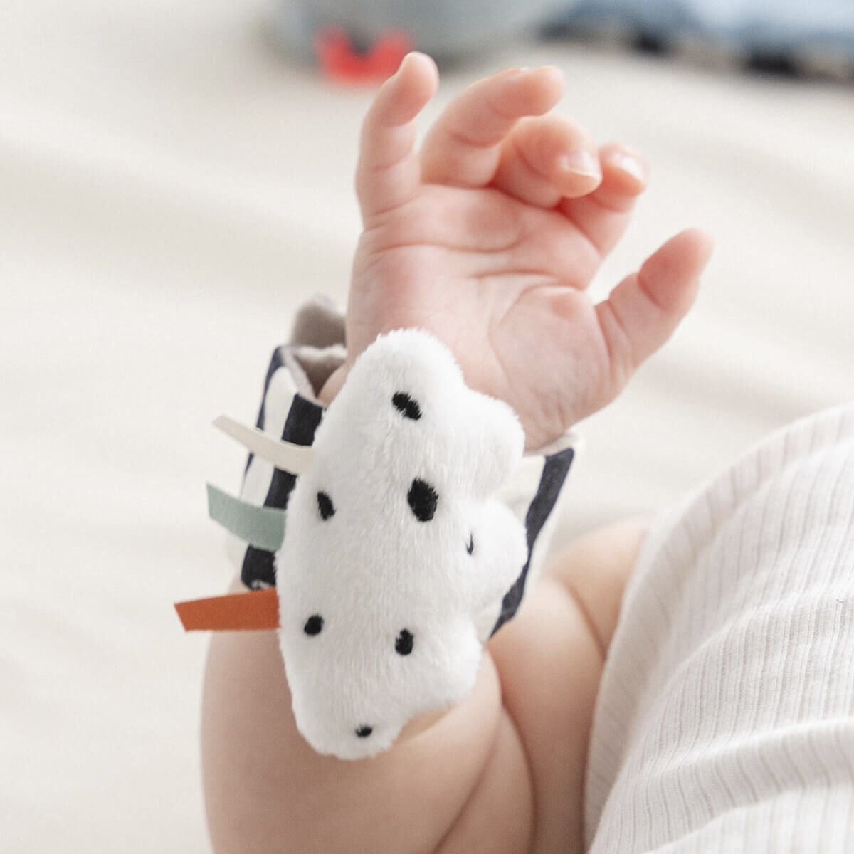 H&aring;ndledsrangles&aelig;t 2 stk. Happy clouds Bl&aring;