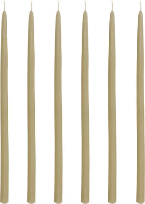 Kertelys Altri 30 cm 6 stk. Sand Paraffin