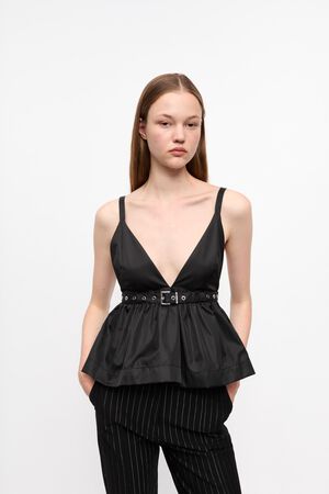 Duchesse Nylon Strap Top