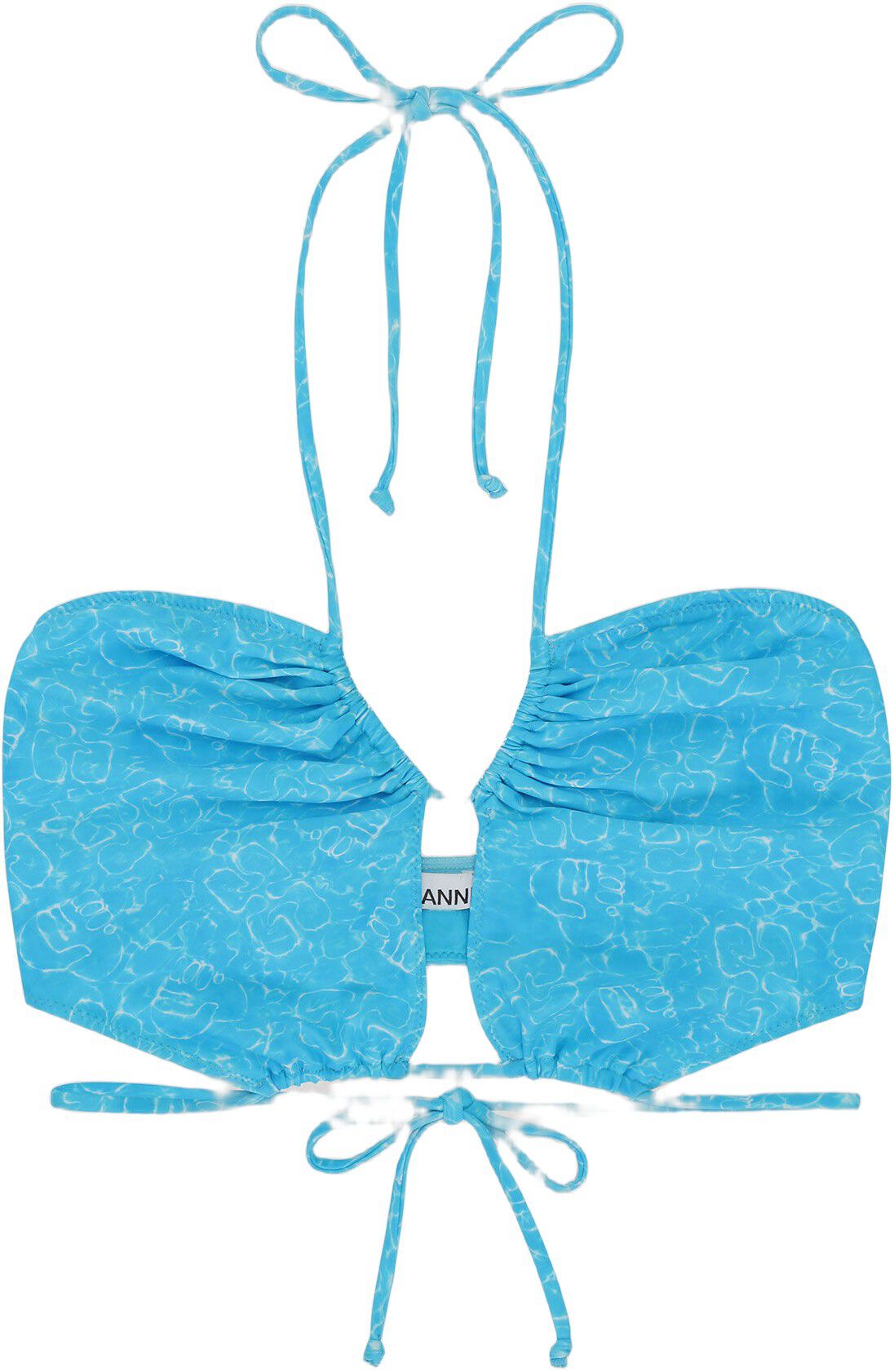 Recycled Printed String Bandeau Bik