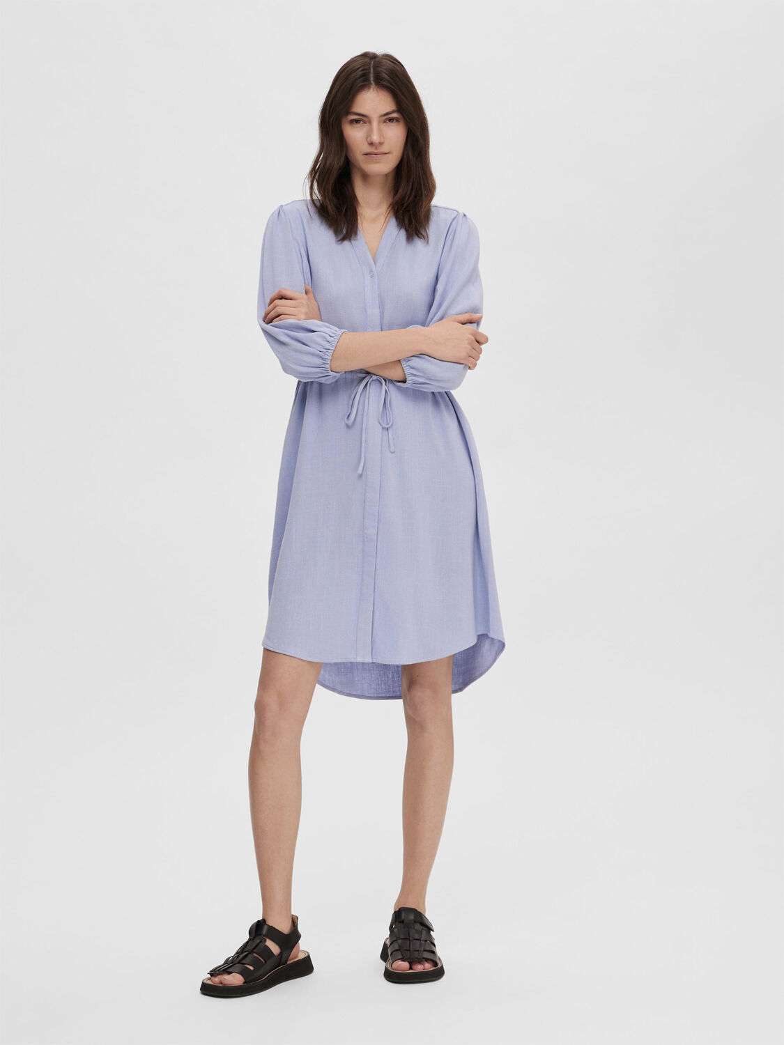 SLFVIVA-DAMINA 3/4 SHORT DRESS B