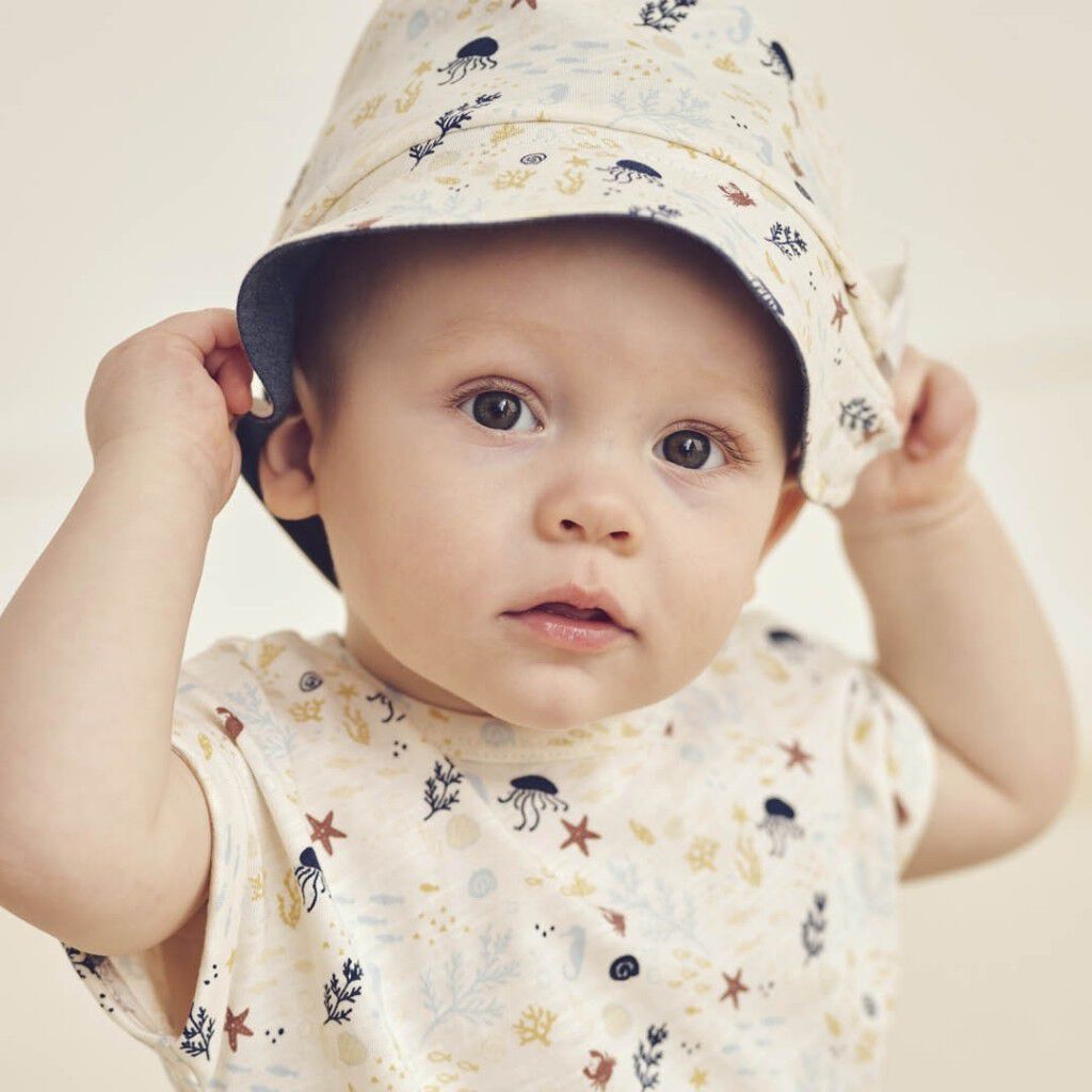 Sea reversible bucket hat baby