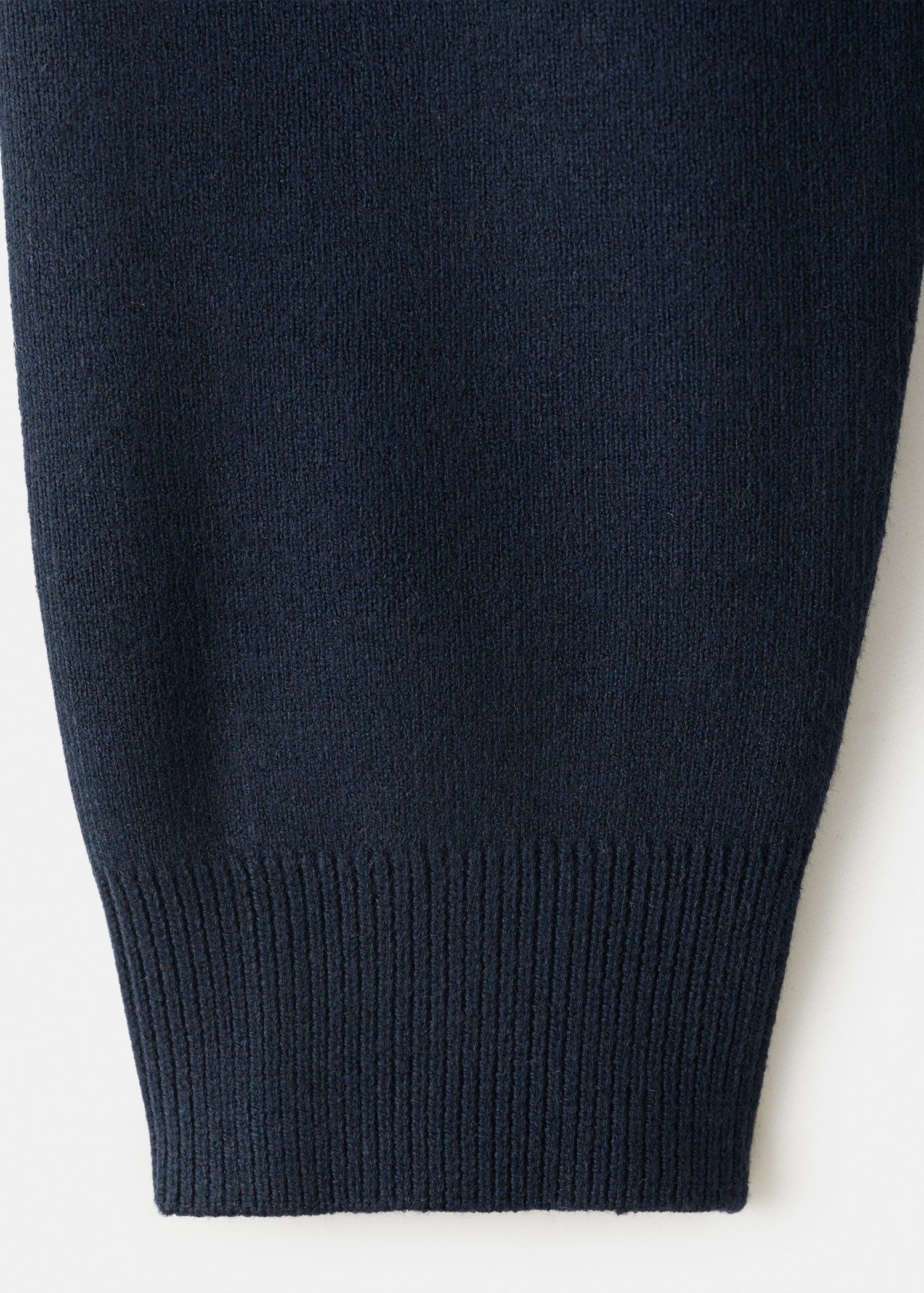 Combined shirt sweater