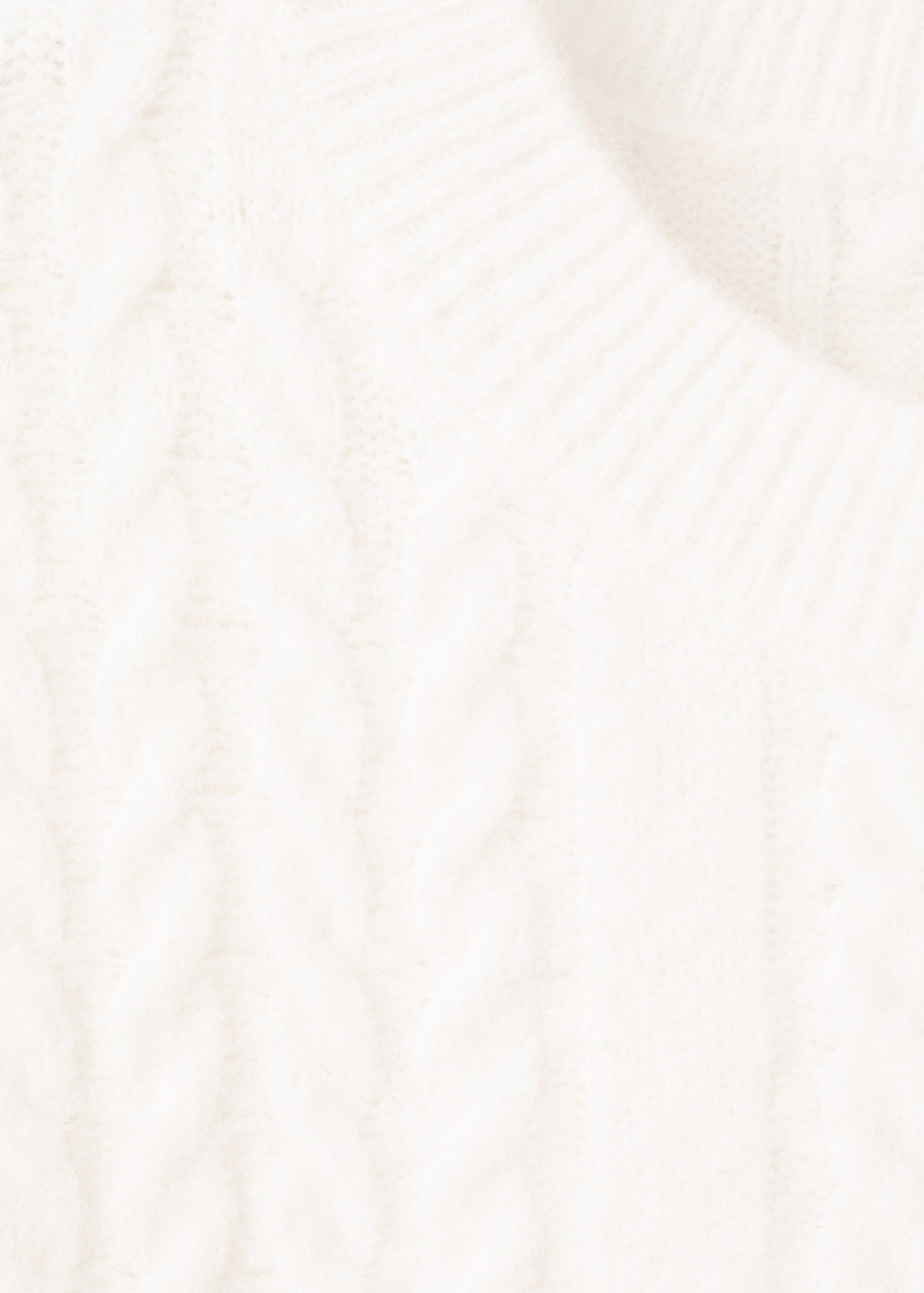 Braided knitted sweater