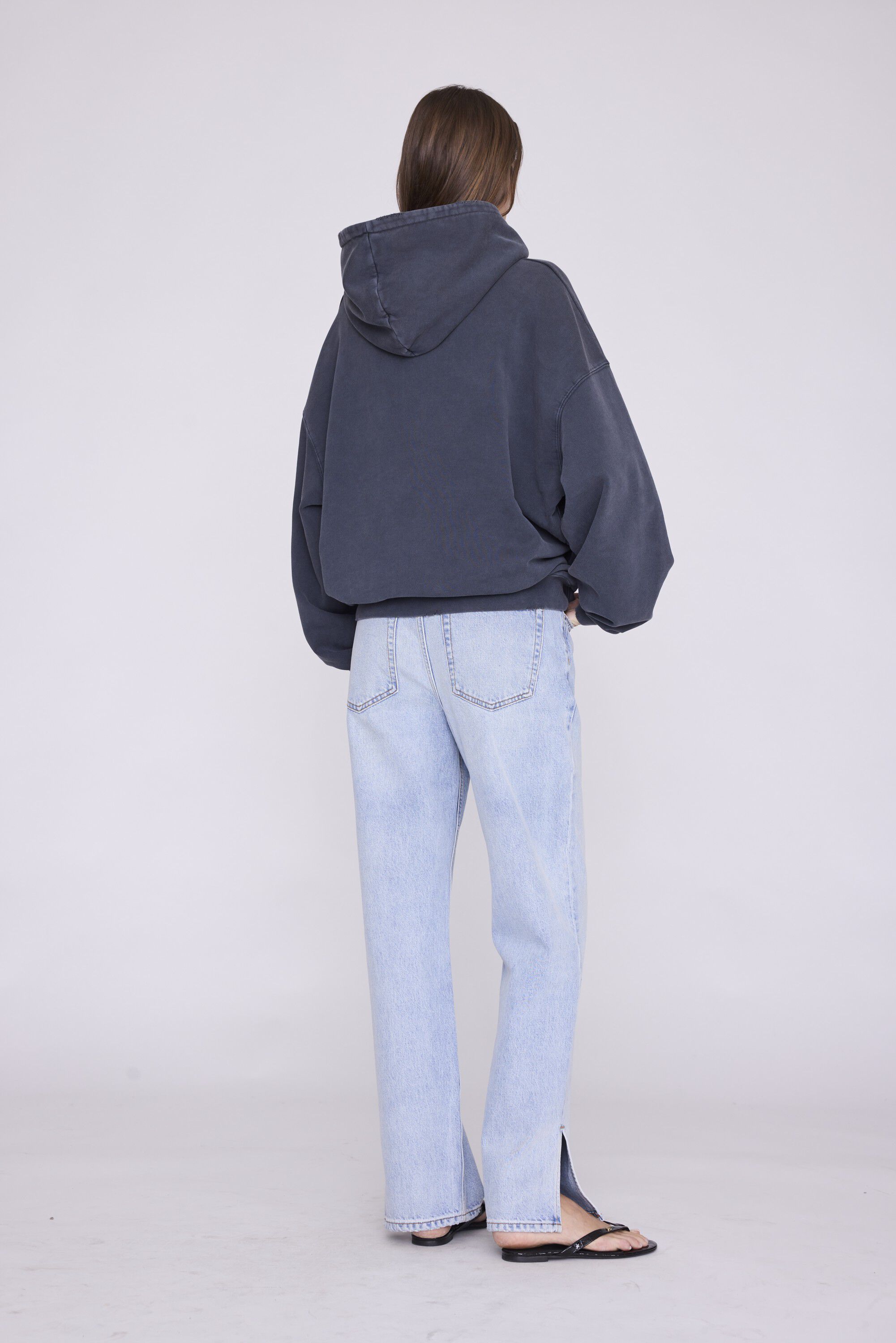 HARVEY SWEATSHIRT - DARK WASHED BLACK
