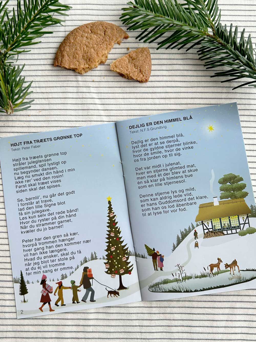 JULENS SANGE - kasse med 15 sangh&aelig;fter