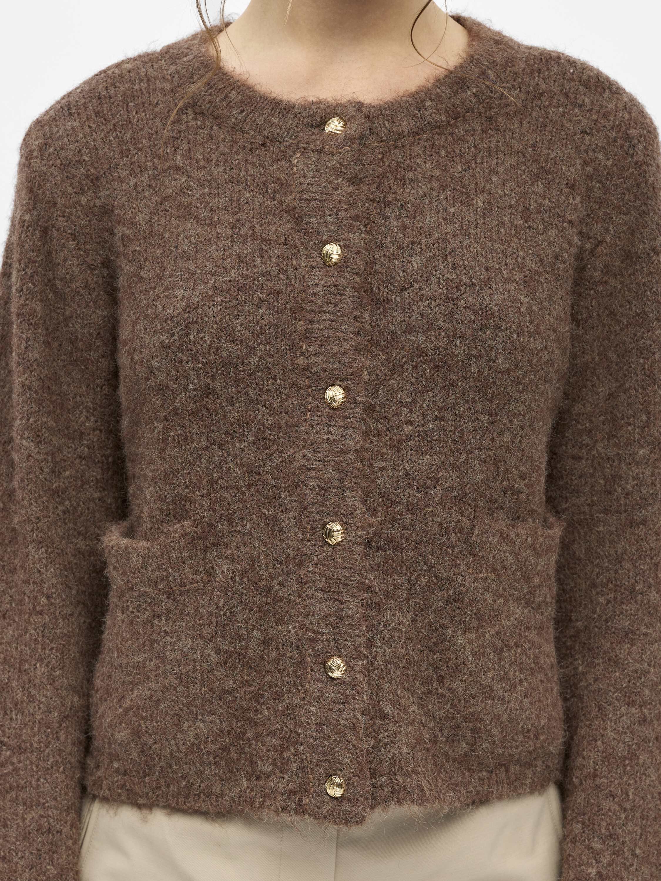 Objsaggia Re L/S Knit Cardigan Noos