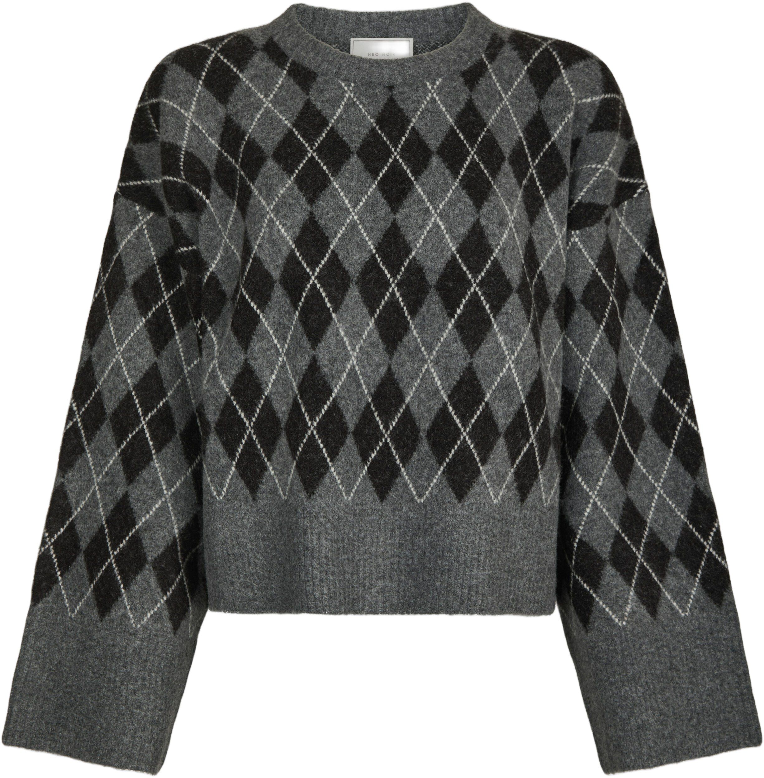 Kick Check Knit Blouse