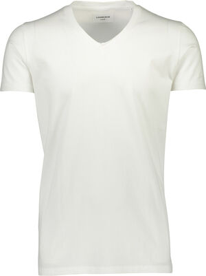 T-shirt med V-hals