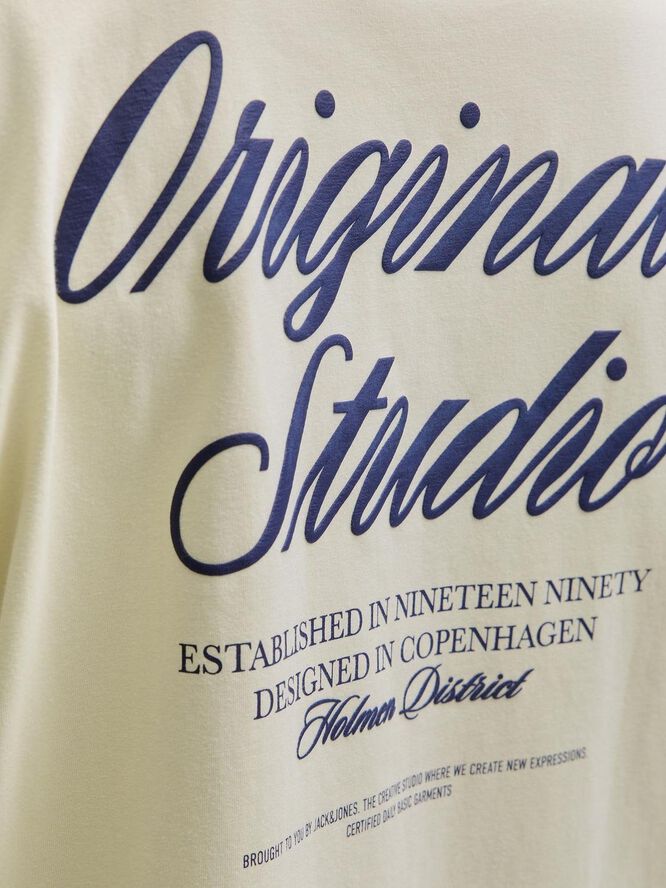 JORNORREBRO TYPO TEE SS CREW NECK N