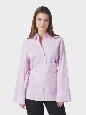 Dita Scarf Stripe Shirt