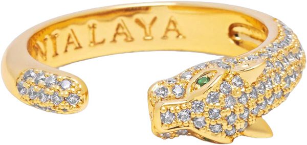 Women's Panther Wrap Ring in Gold