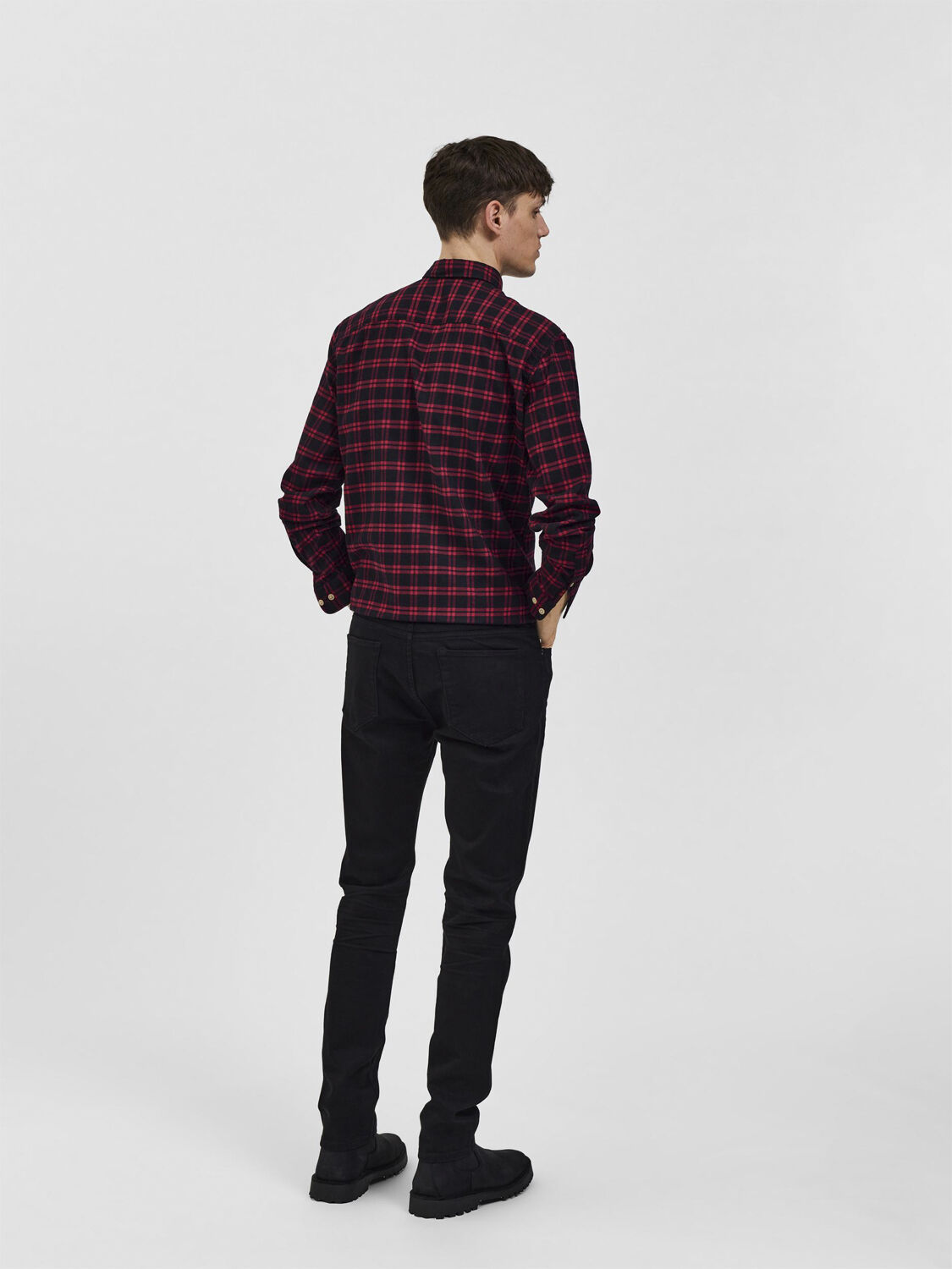 SLHSLIM-LEON 24001 BLACK ST JEANS W