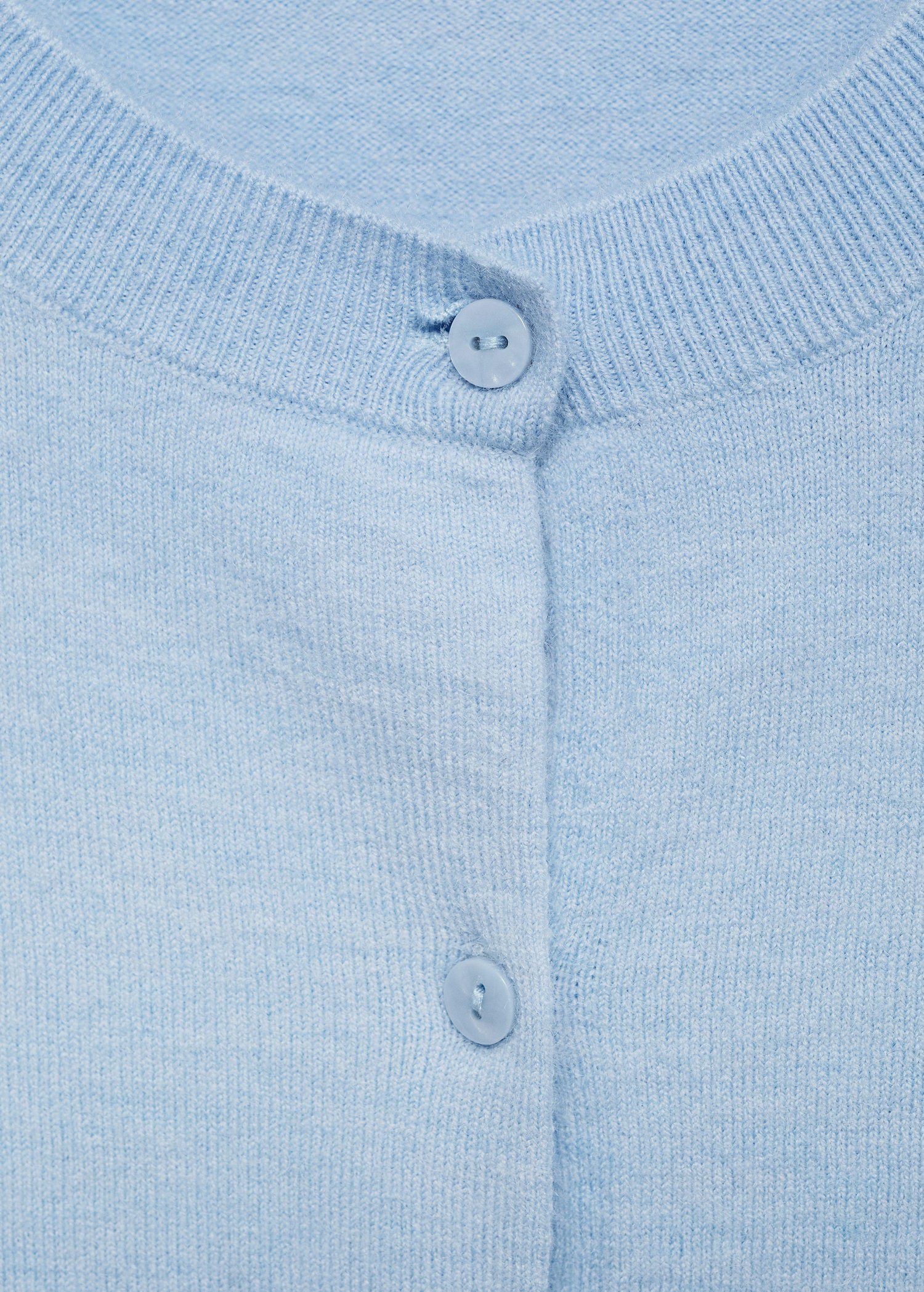 Knitted cardigan with diamonds