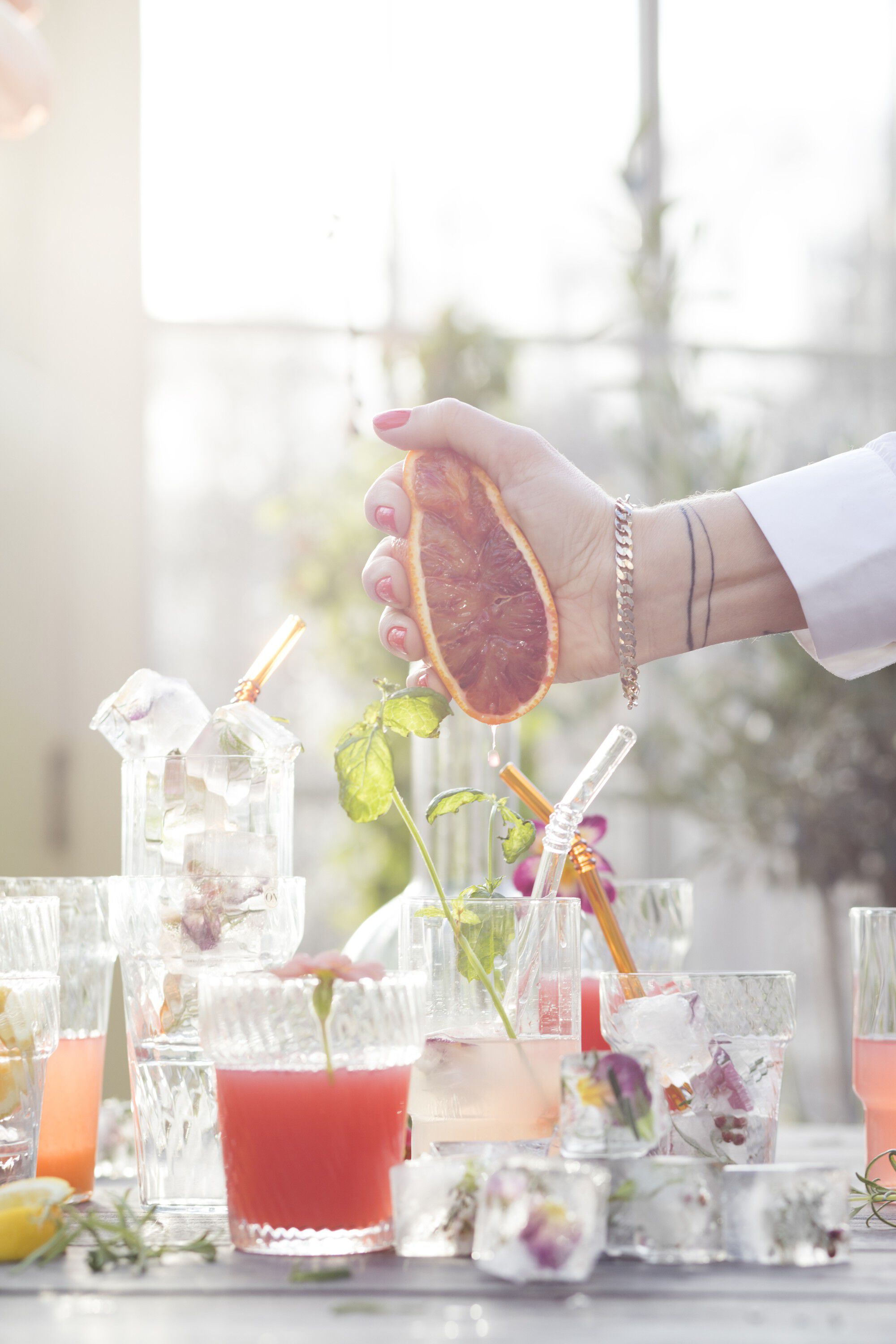 Short glass Opacity 2pcs/set