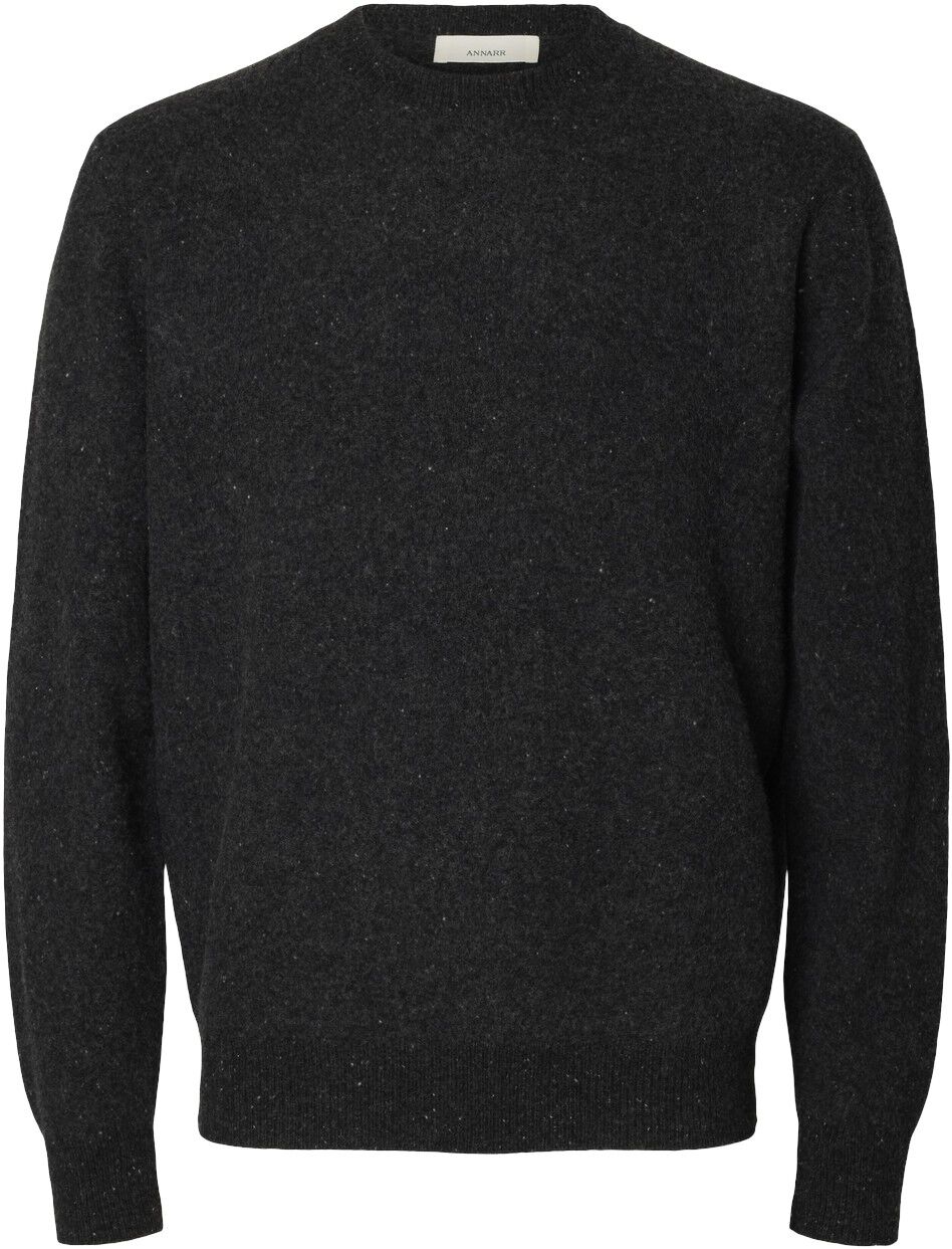 ANRRAGI LS KNIT WOOL CREW NECK