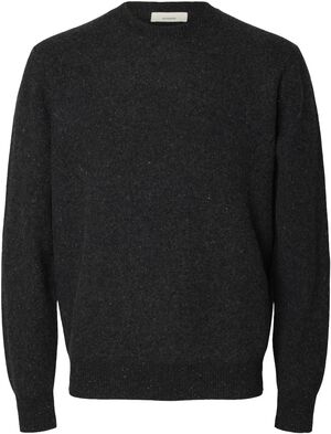 ANRRAGI LS KNIT WOOL CREW NECK