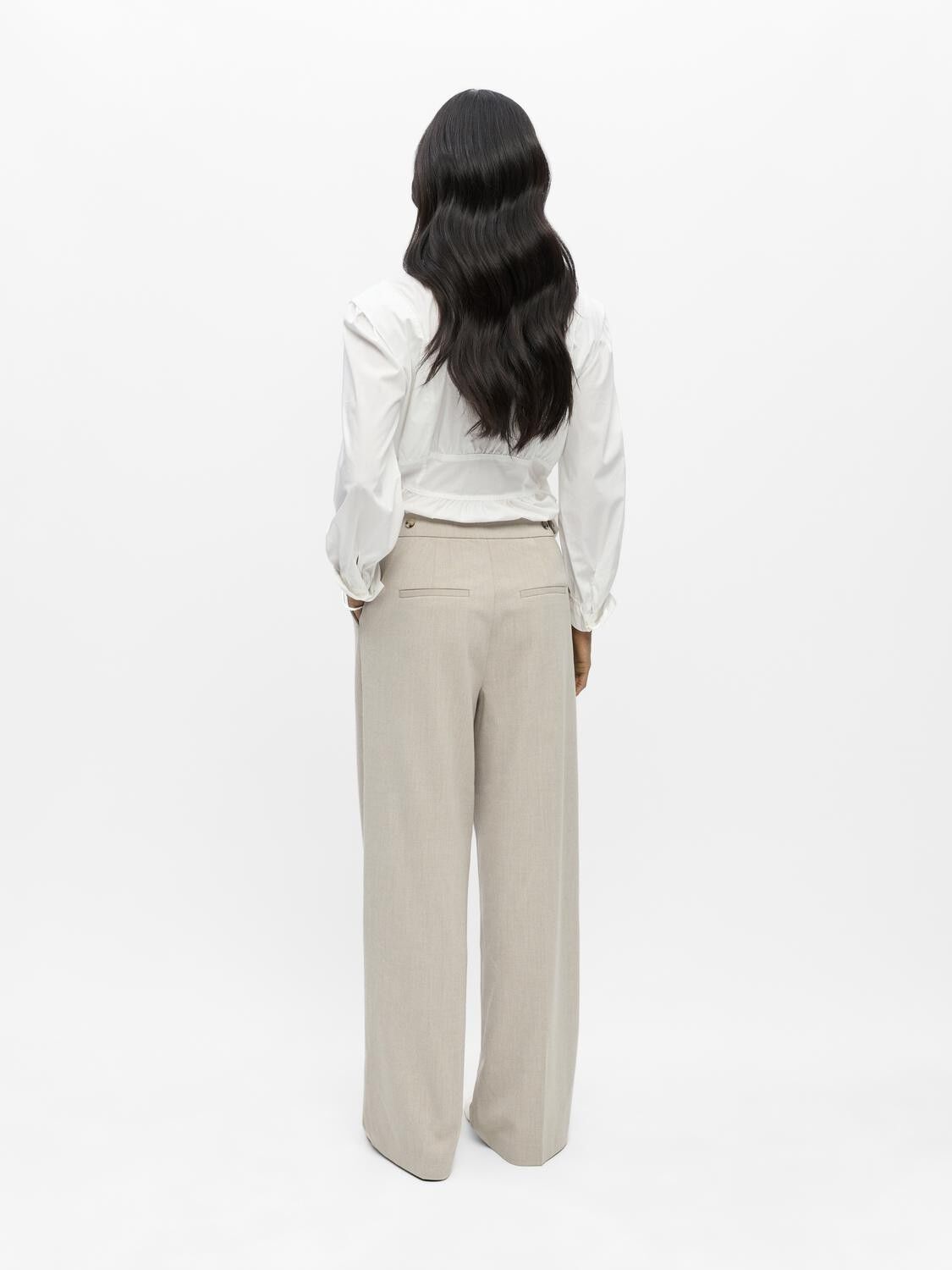 OBJKAMMY MW WIDE PANTS NOOS