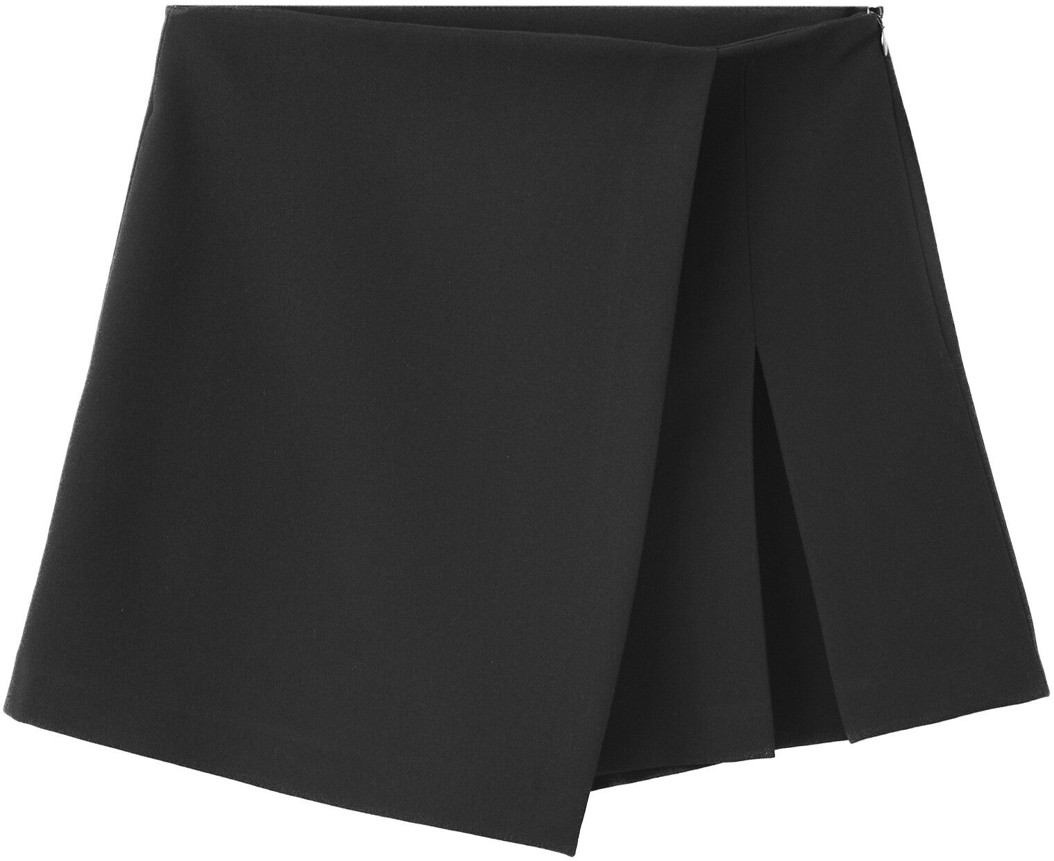 Skort with slit