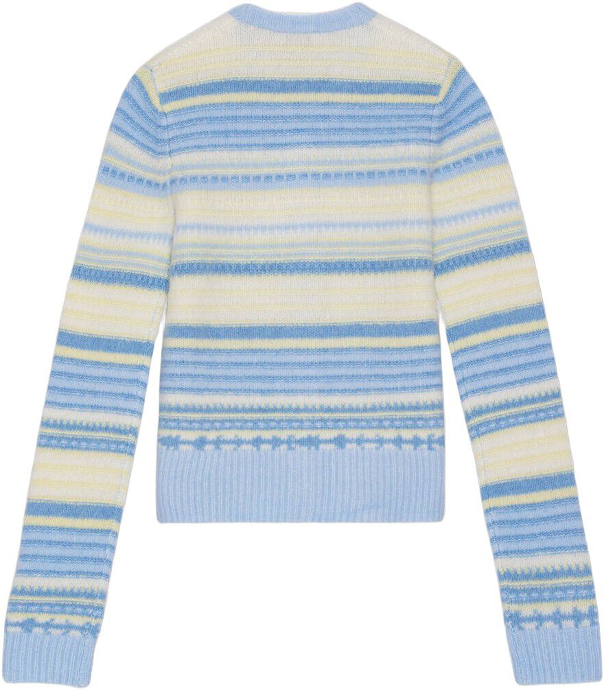 Soft Wool Stripe Cardigan