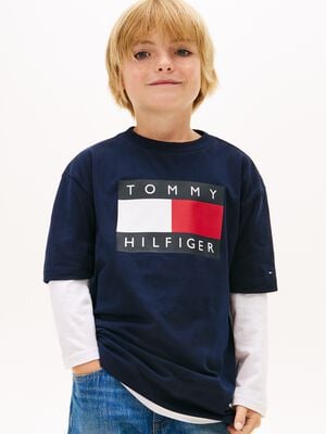 Heritage Flag Print Jersey T-Shirt