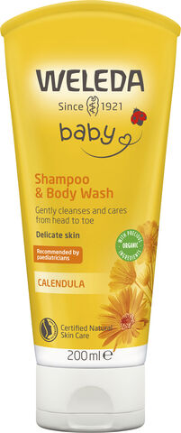 Baby Calendula Shampoo & Body Wash 200 ml.