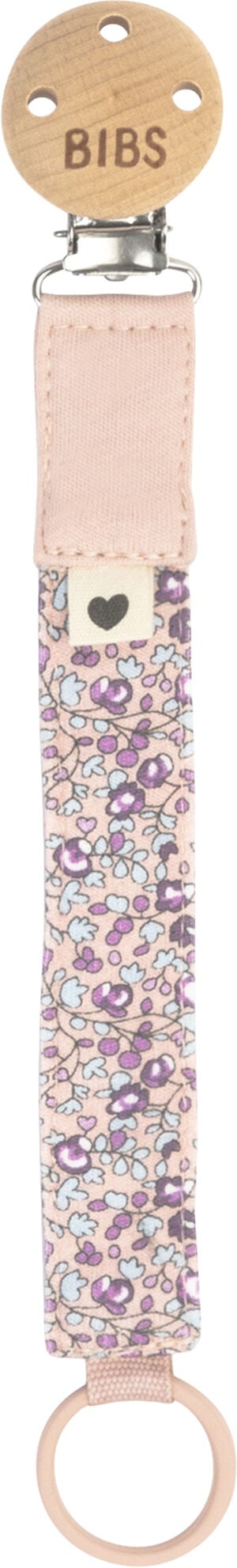 BIBS x Liberty Pacifier Clip Eloise Blush