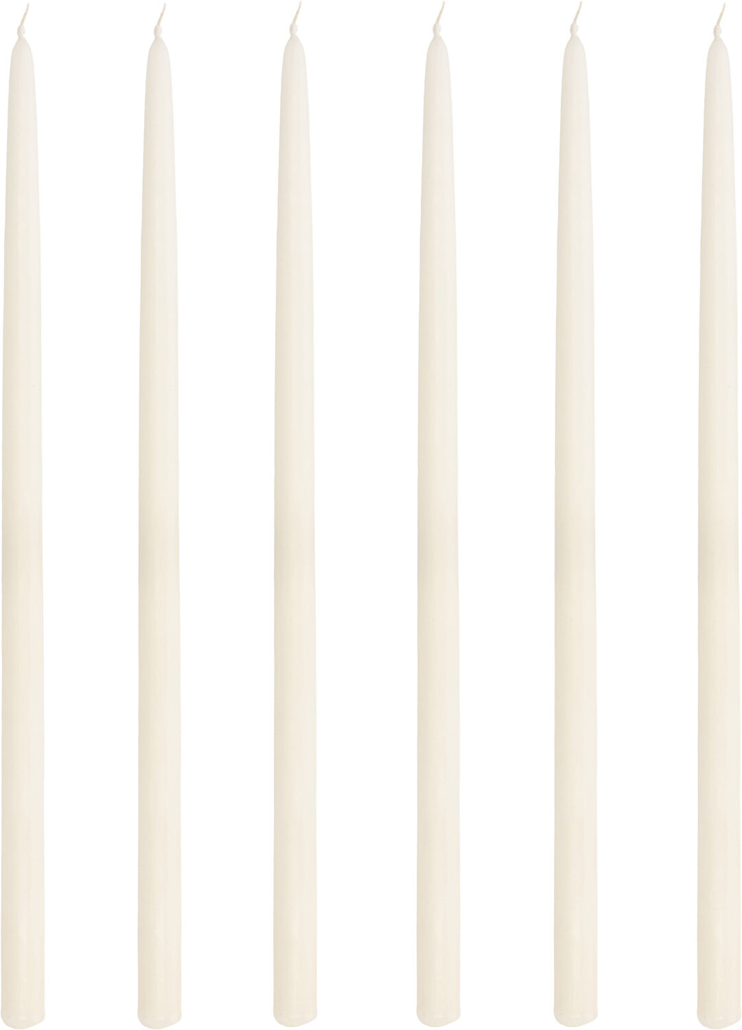 Kertelys Altri 30 cm 6 stk. Cream Paraffin