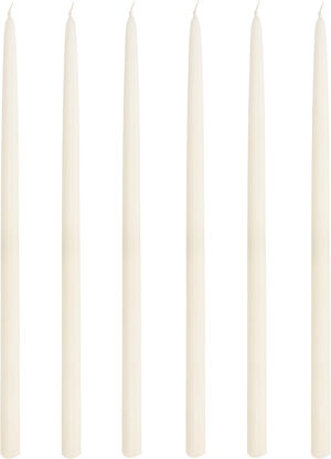 Kertelys Altri 30 cm 6 stk. Cream Paraffin
